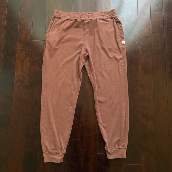 Vuori Pants - Vuori Performance Jogger Women Size S Brown Tan Elastic Waist Active Gym Workout